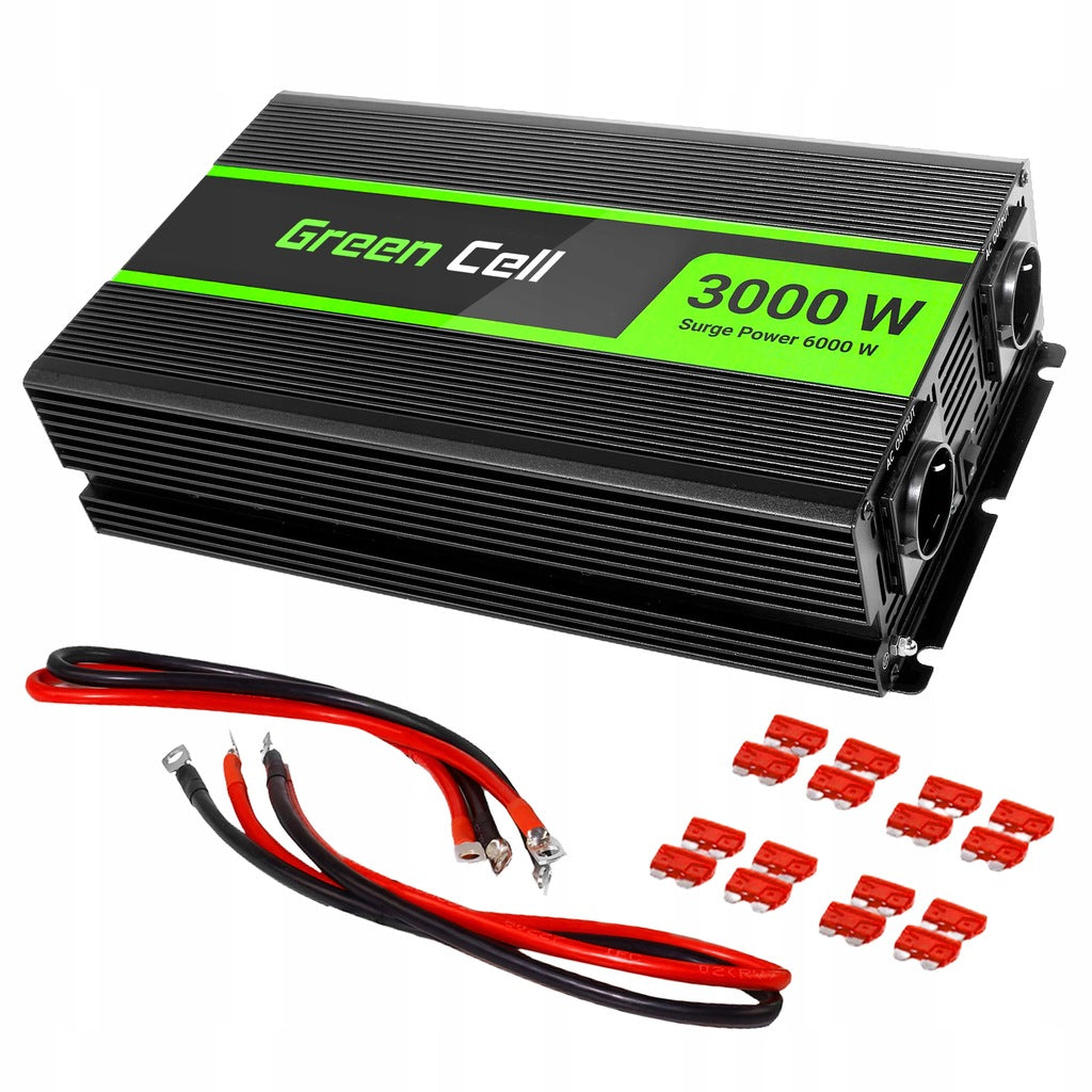 12V 230V 3000W 6000W CAR VOLTAGE CONVERTER INVERTER SINE USB Packaging status original