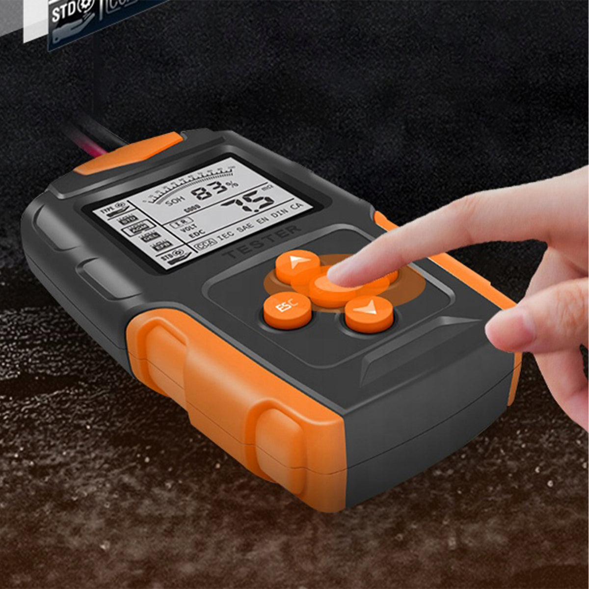 12V 24V Battery Tester Digital Charging System 3Ah - 200Ah Brand Renew Force