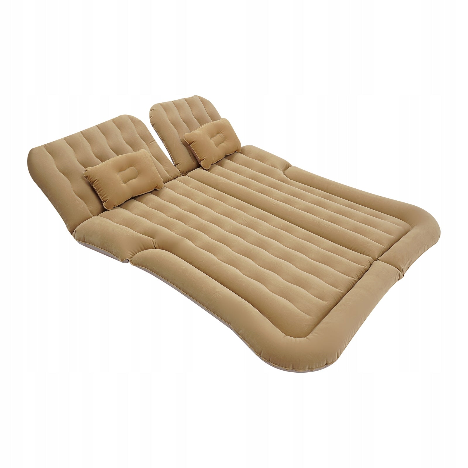 12V 75W Beige Suv Car Inflatable Air Mattress 1.74*1.26M 300kg Load