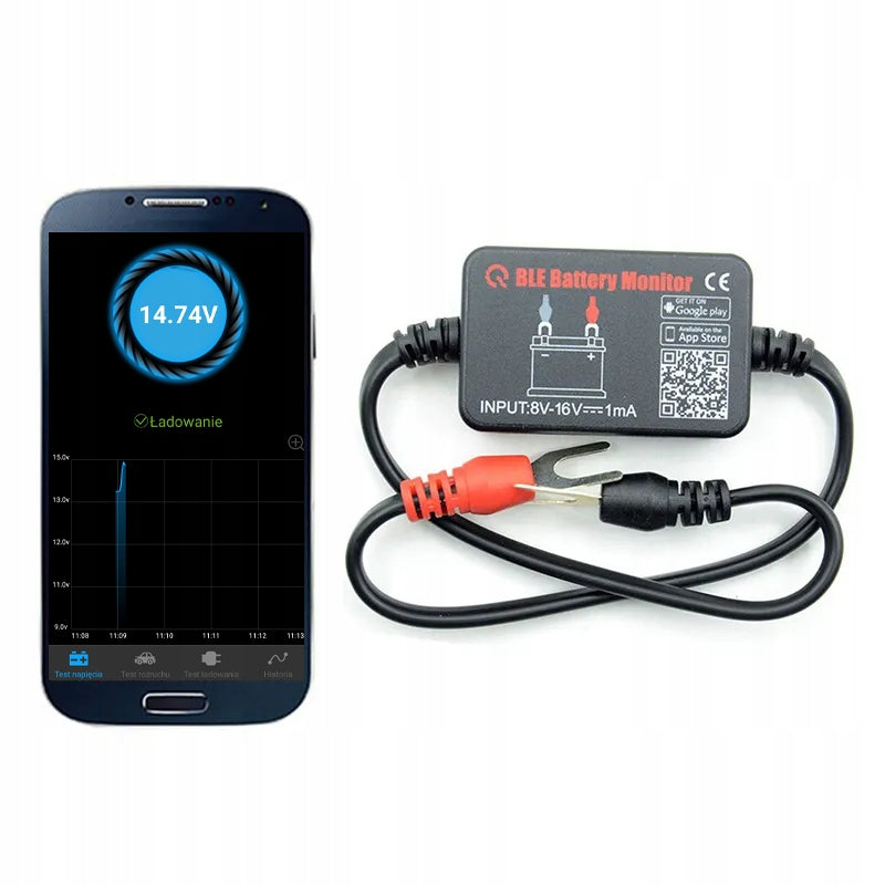 12V BATTERY TESTER APPLICATION POLISH MENU