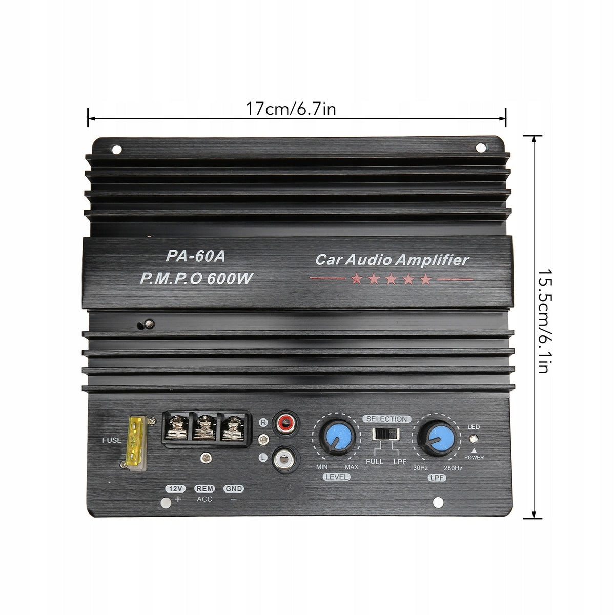 12V Car Amplifier Board, 600W External Amplifier Brand no brand