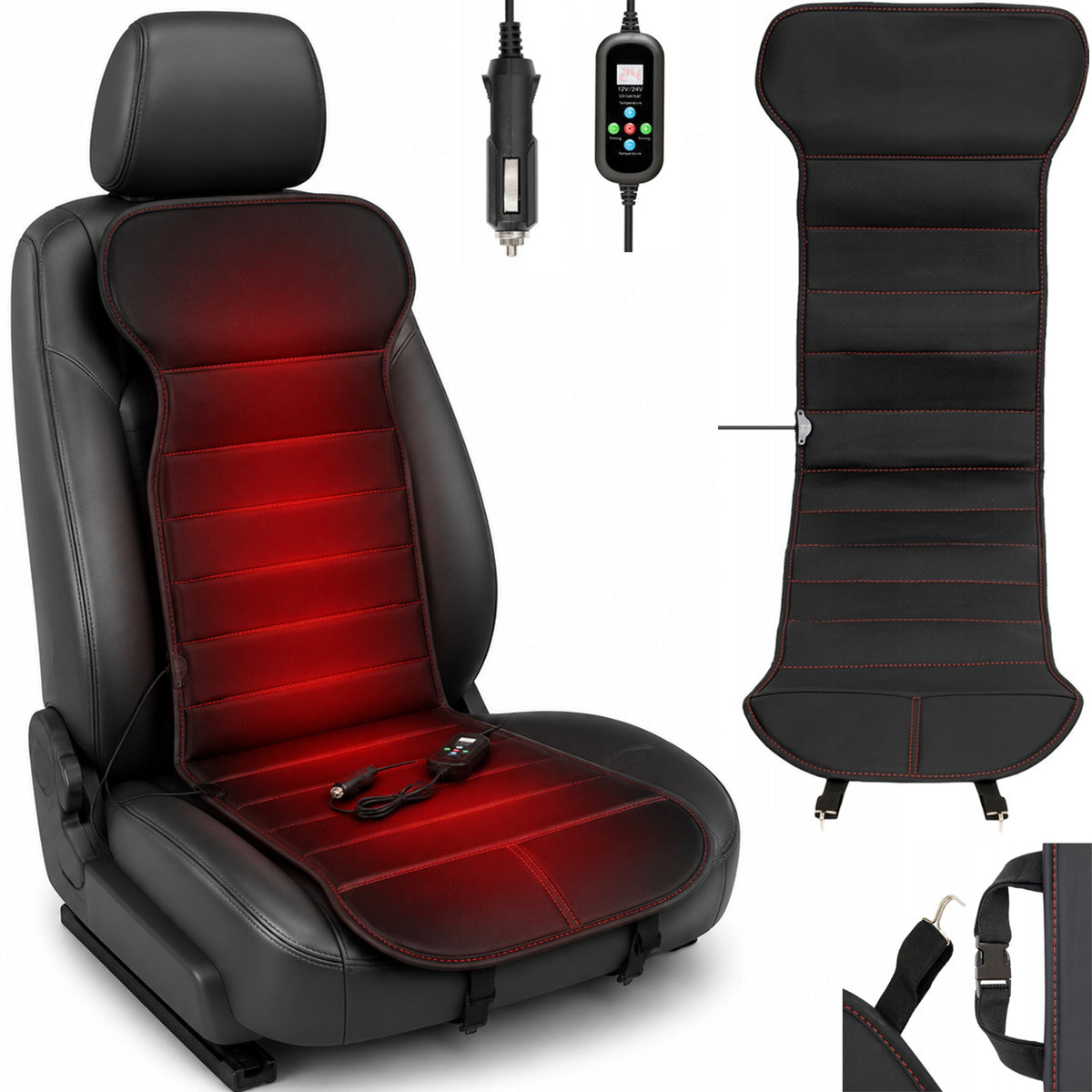12V HEATING MAT FOR SEAT HEATED FOR CAR PILOT ECO LEATHER