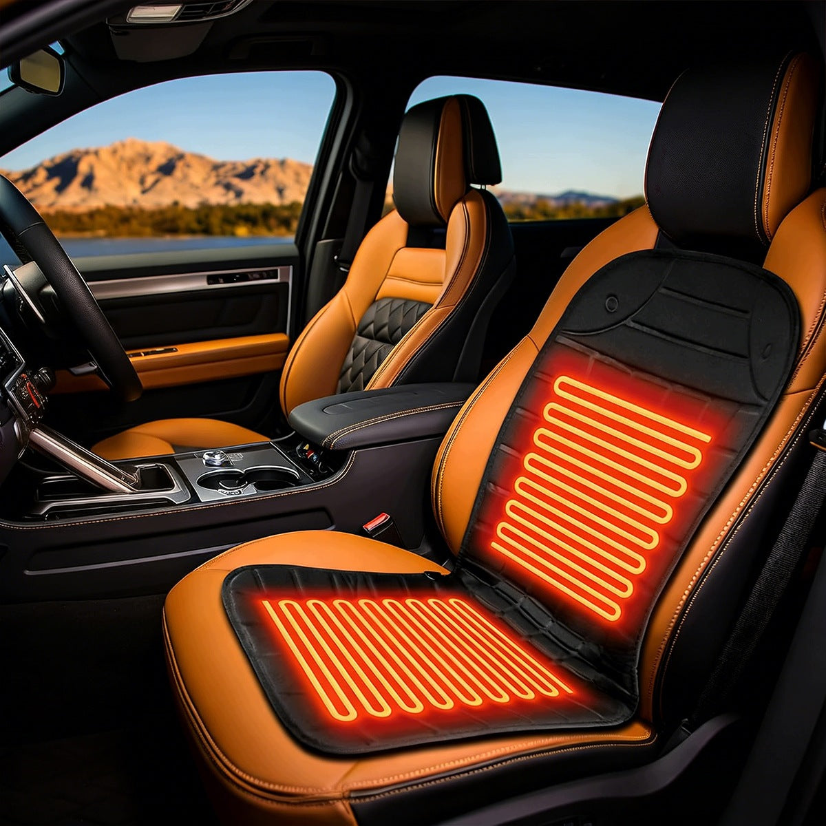 12V SEAT HEATING MAT WITH ADJUSTABLE HEATED THERMOSTAT Brand no brand