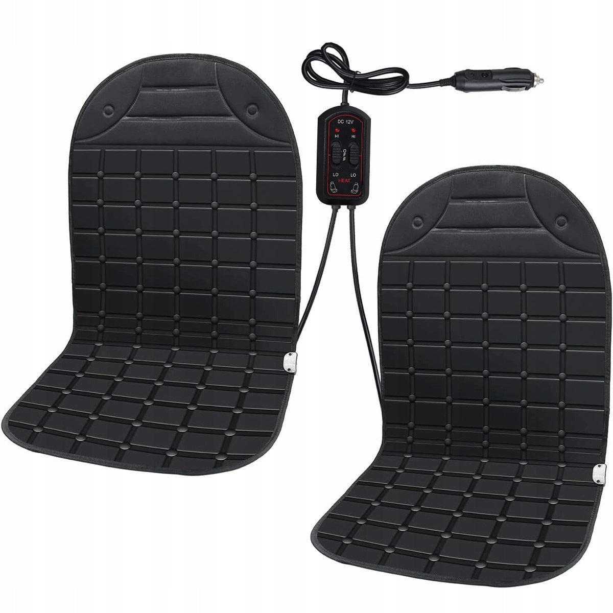 12V SEAT HEATING MAT WITH ADJUSTABLE HEATED THERMOSTAT