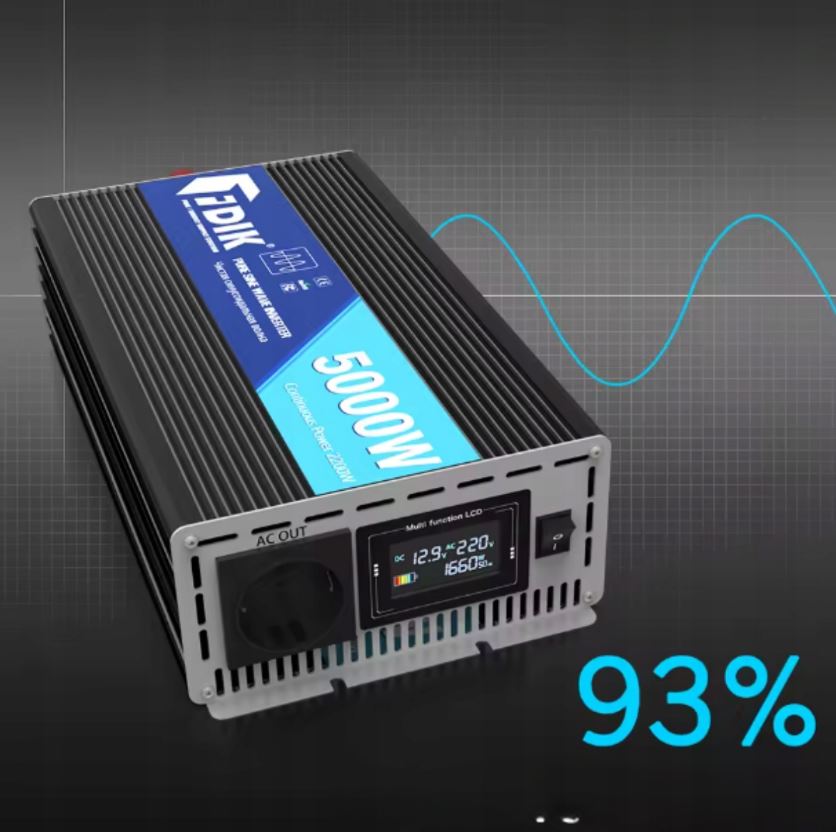 12V TO 220V 5000W SINE PURE SINE WAVE CAR VOLTAGE CONVERTER Effective power 2500 W