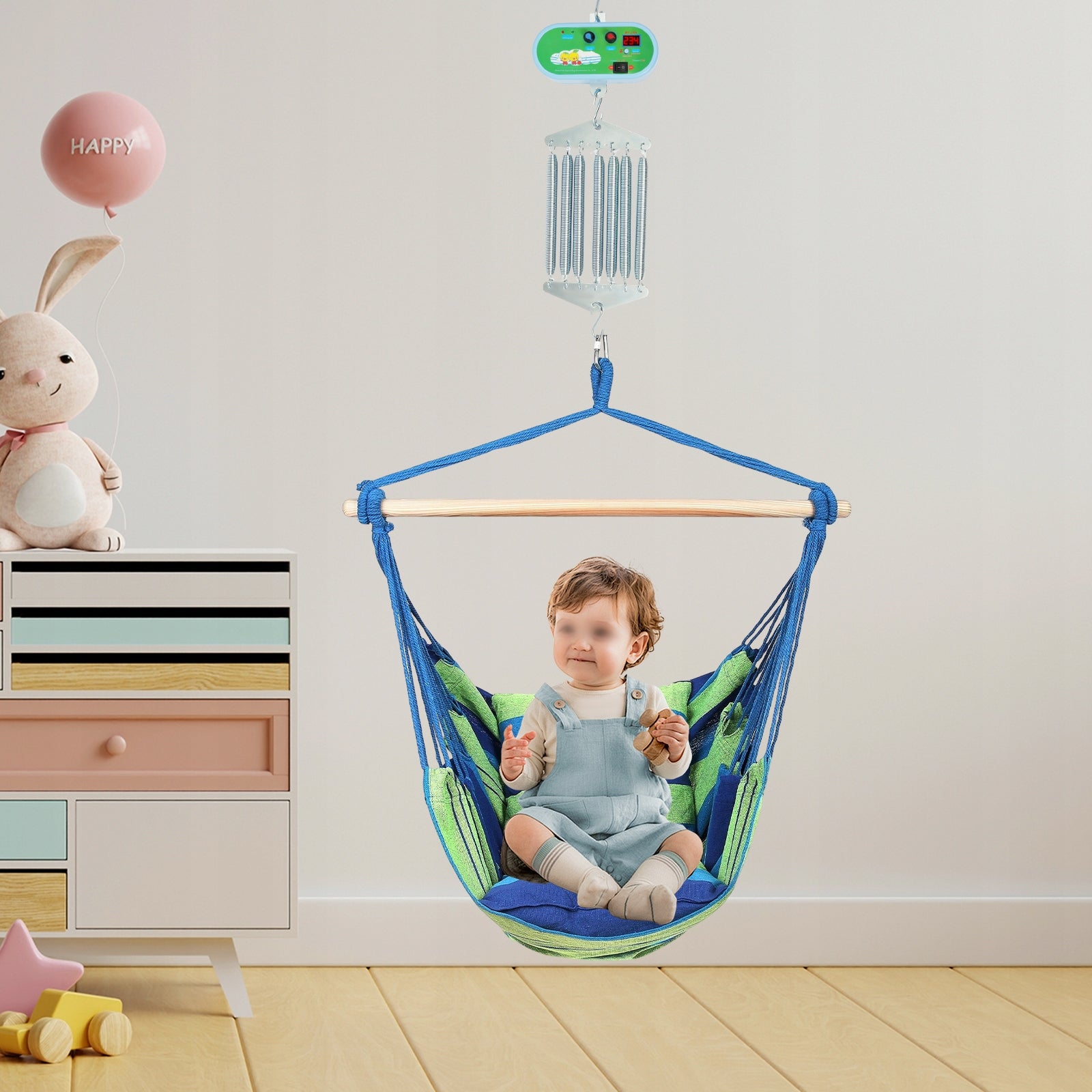 12W 7-Spring Electric Baby Swing Control Swing Spring 19KG For Baby Cradle Packaging status original