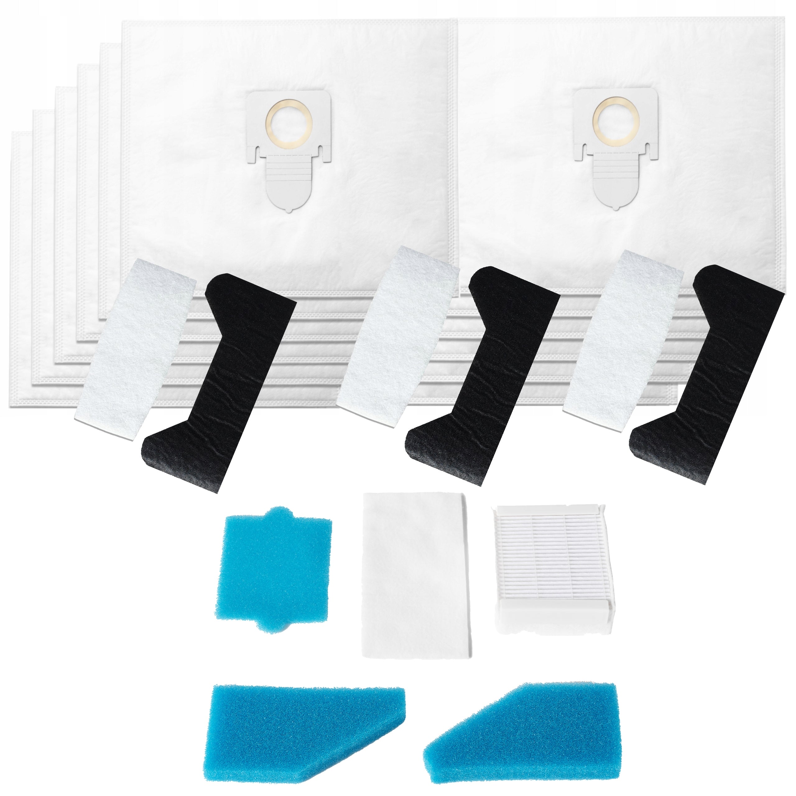 12x BAGS FILTERS FOR THOMAS AQUA + PET & FAMILY VACUUM CLEANER