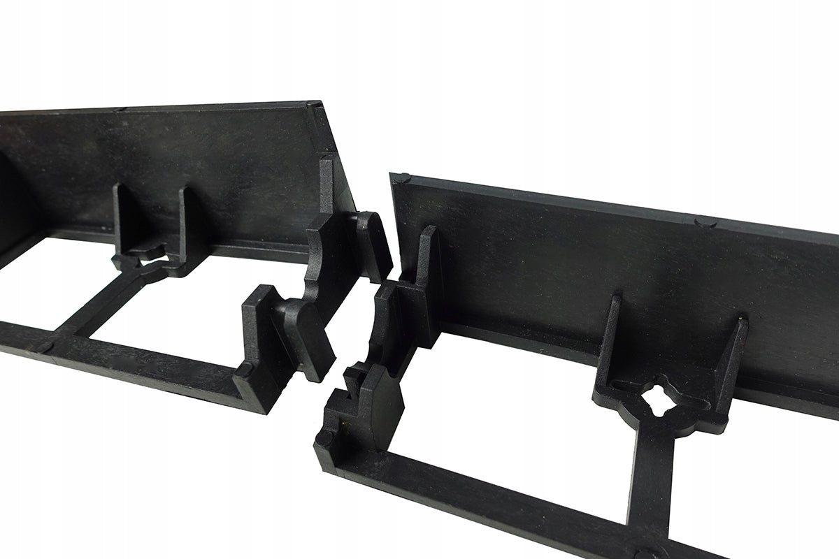 12x Lawn Garden Edging 5,8cm Plastic 1m Black Border +Anchors Manufacturer code obrzeża palisada czarna krawężnik
