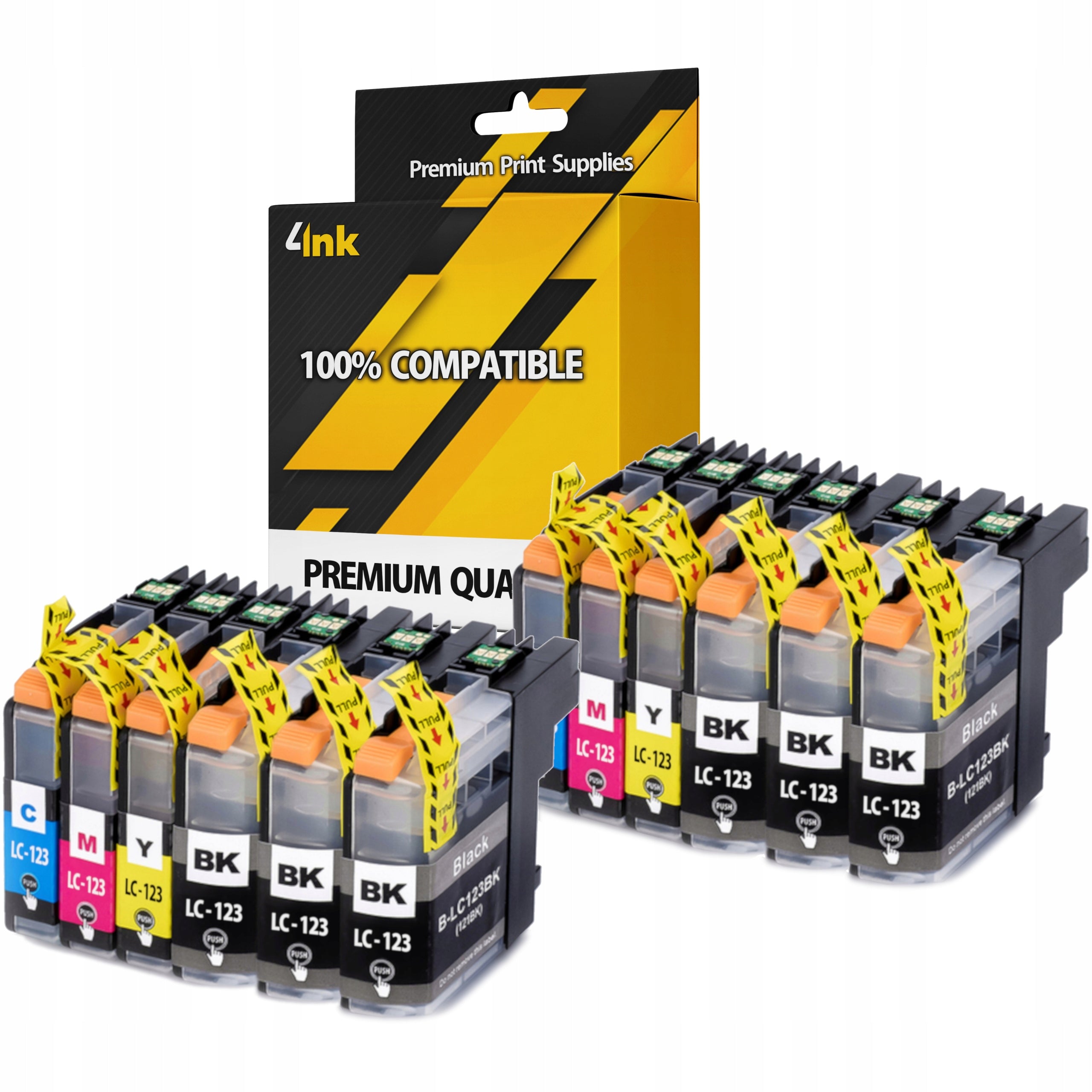 12x XL INK FOR BROTHER DCP-J132W DCP-J152W DCP-J552DW DCP-J752DW PRINTER