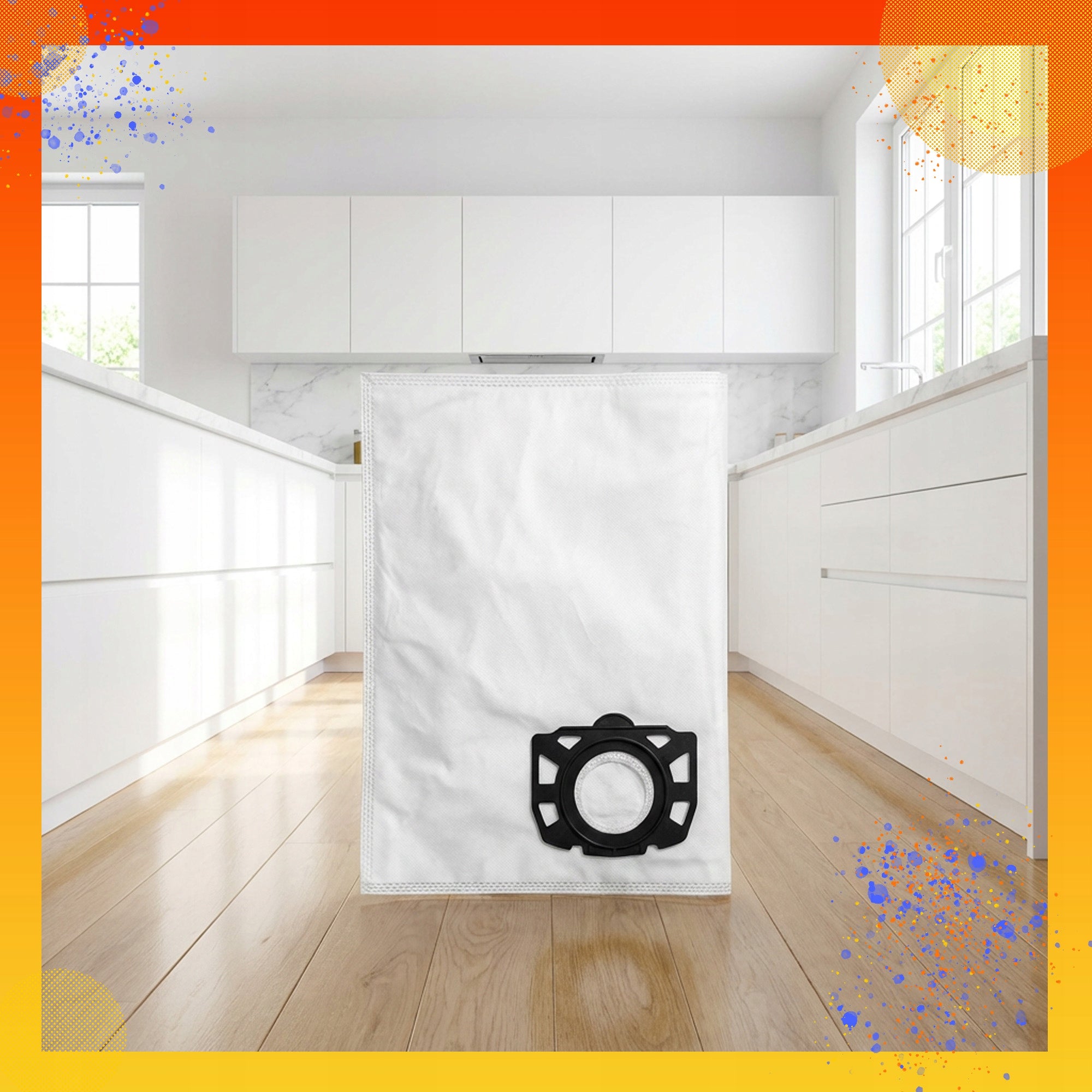 12x vacuum cleaner bags Karcher WD3 KFI 357 V17 V15 V19 SE4001 WD2 PLUS V12 Manufacturer JC PRIME