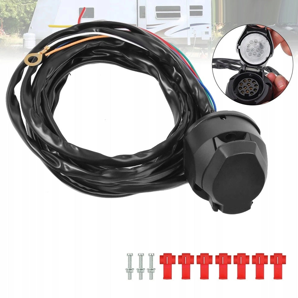 13-PIN socket for towing hook trailer
