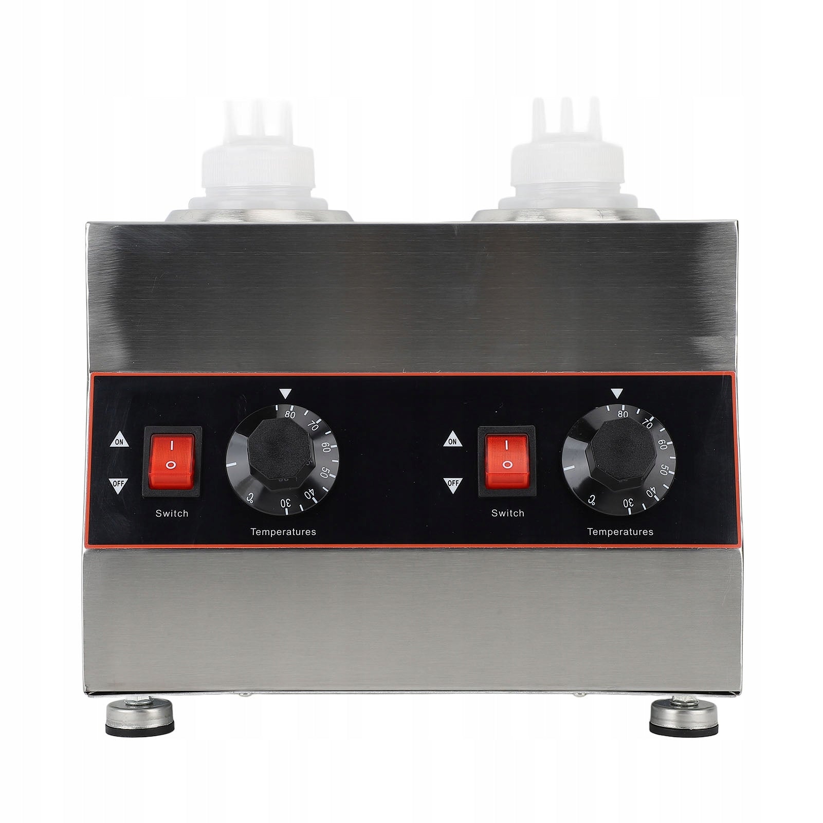 1300ml Commercial Sauce Warmer Cheese Dispenser CI Heater