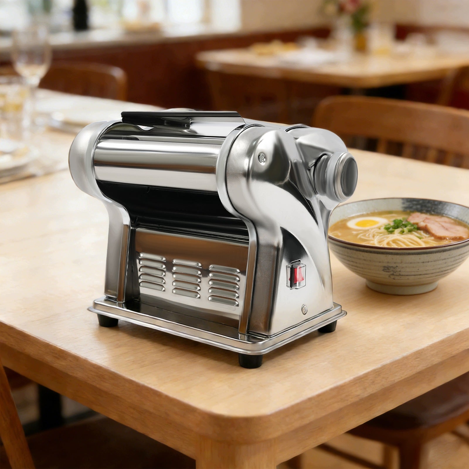 135W Electric Noodle Making Machine Pasta Maker 2 Blades 8 Thickness Levels Manufacturer code JY260023201