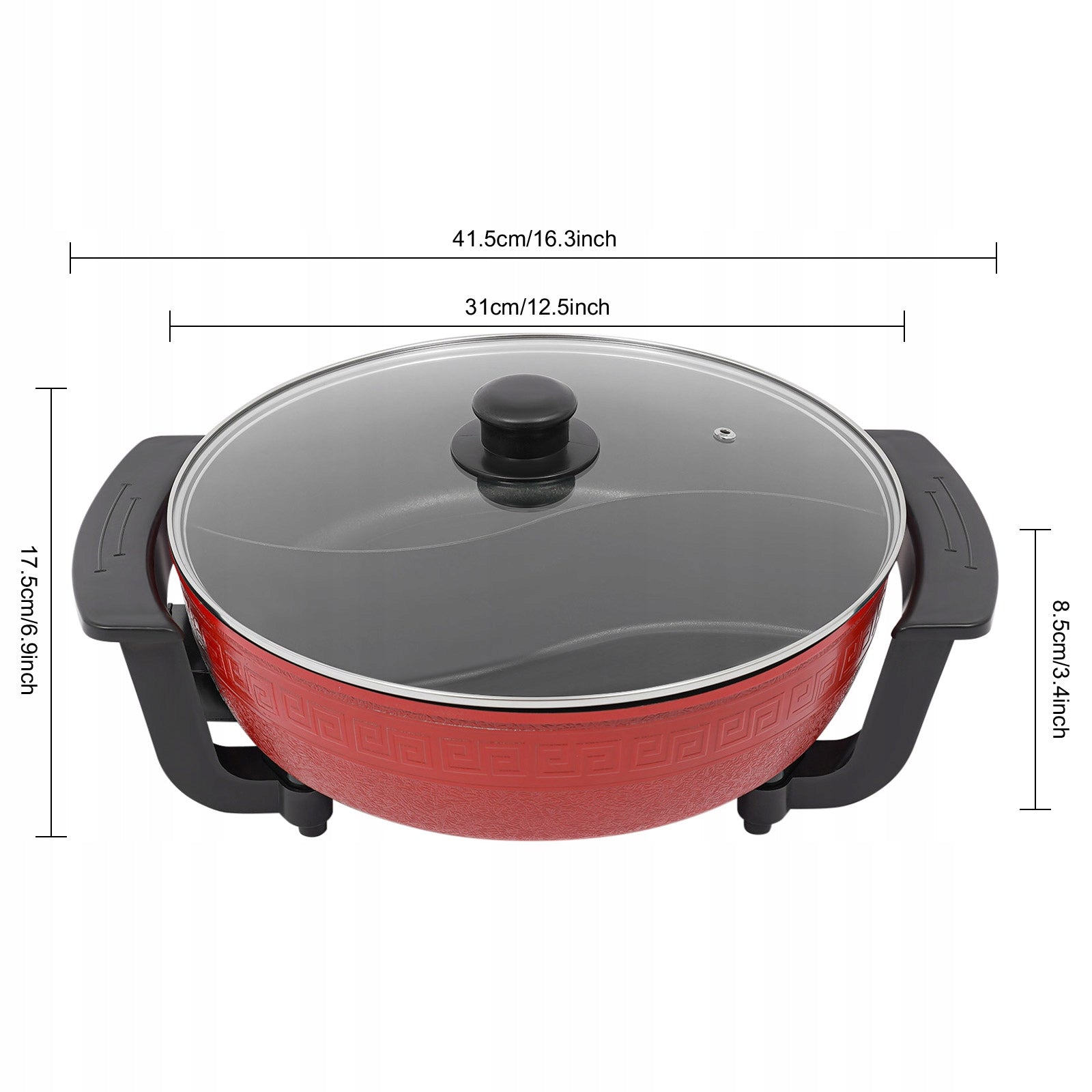 1360w Multifunctional Home Electric Cooker, 6l Large Capacity, Hot Pot Packaging status original