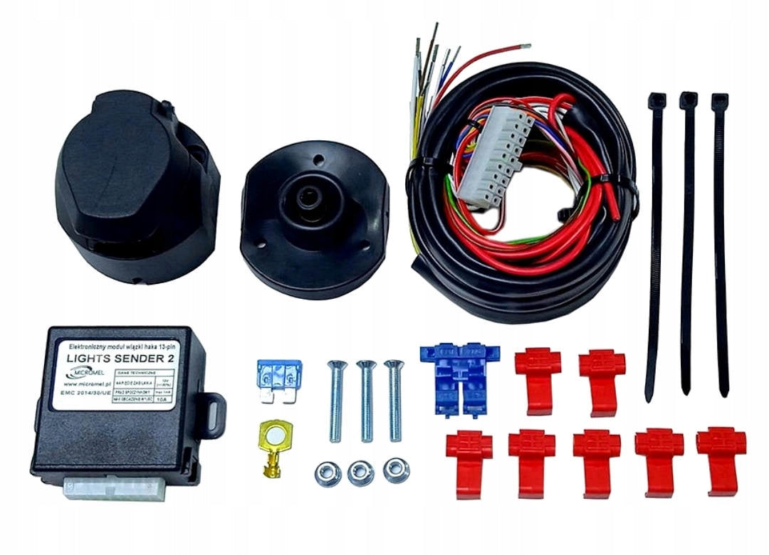 13PIN Fixed Wire Harness Hook Module PLUS PARKING SENSORS