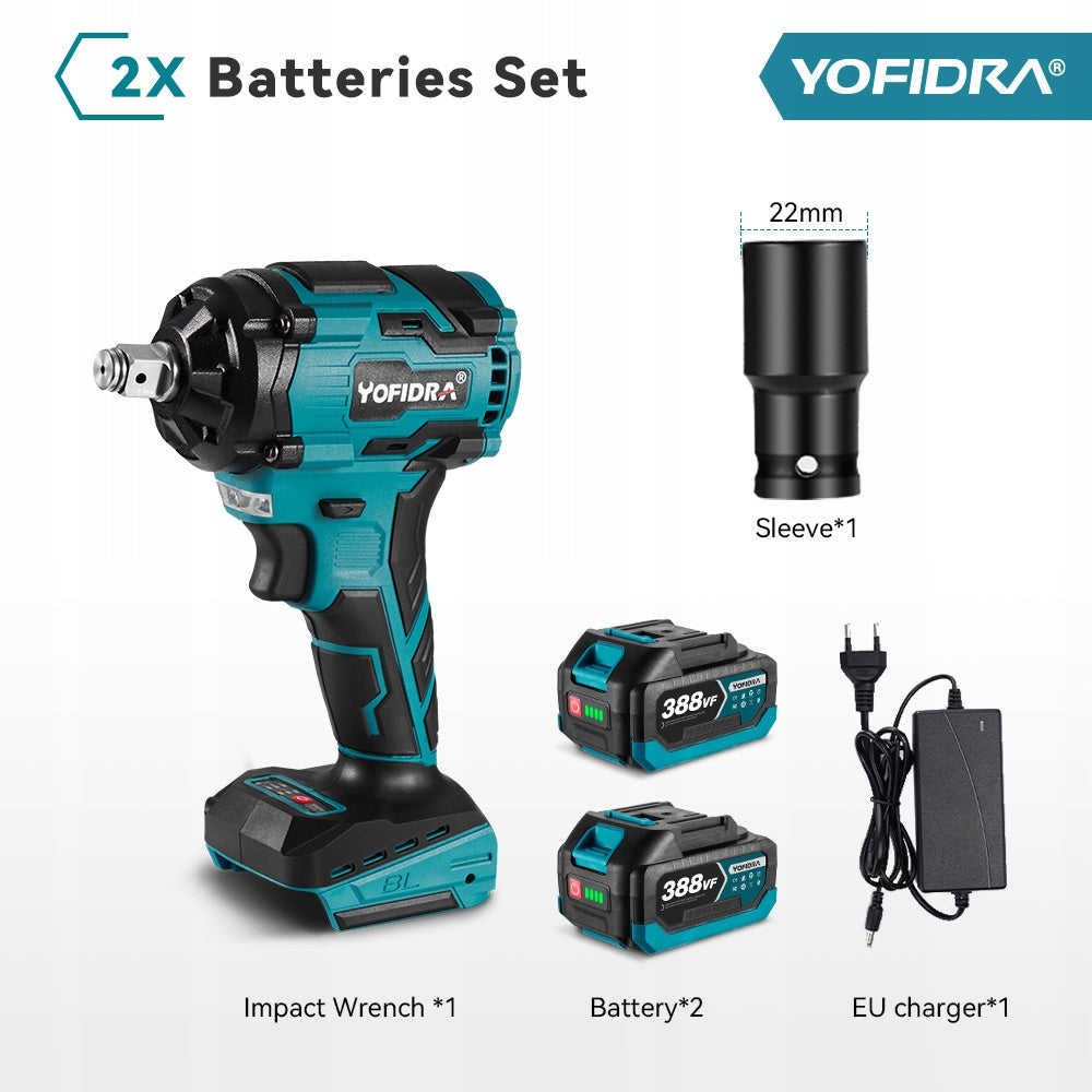 13mm Electric Impact Drill 2 Gears Screwdriver +Electric Impact Wrench 1/2' Manufacturer code sku006031_2+sku006030
