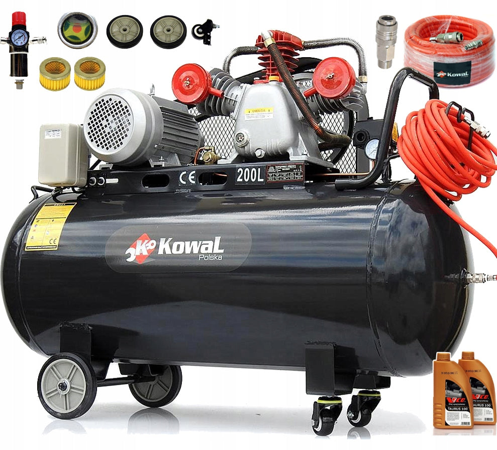14 Bar COMPRESSOR k17 oil piston 200L compressor air pump BLACKSMITH