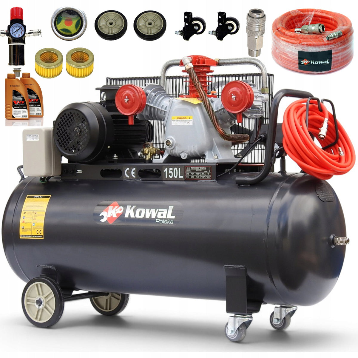 14 Bar COMPRESSOR k46 400v Oil Piston 150L Compressor Air Pump