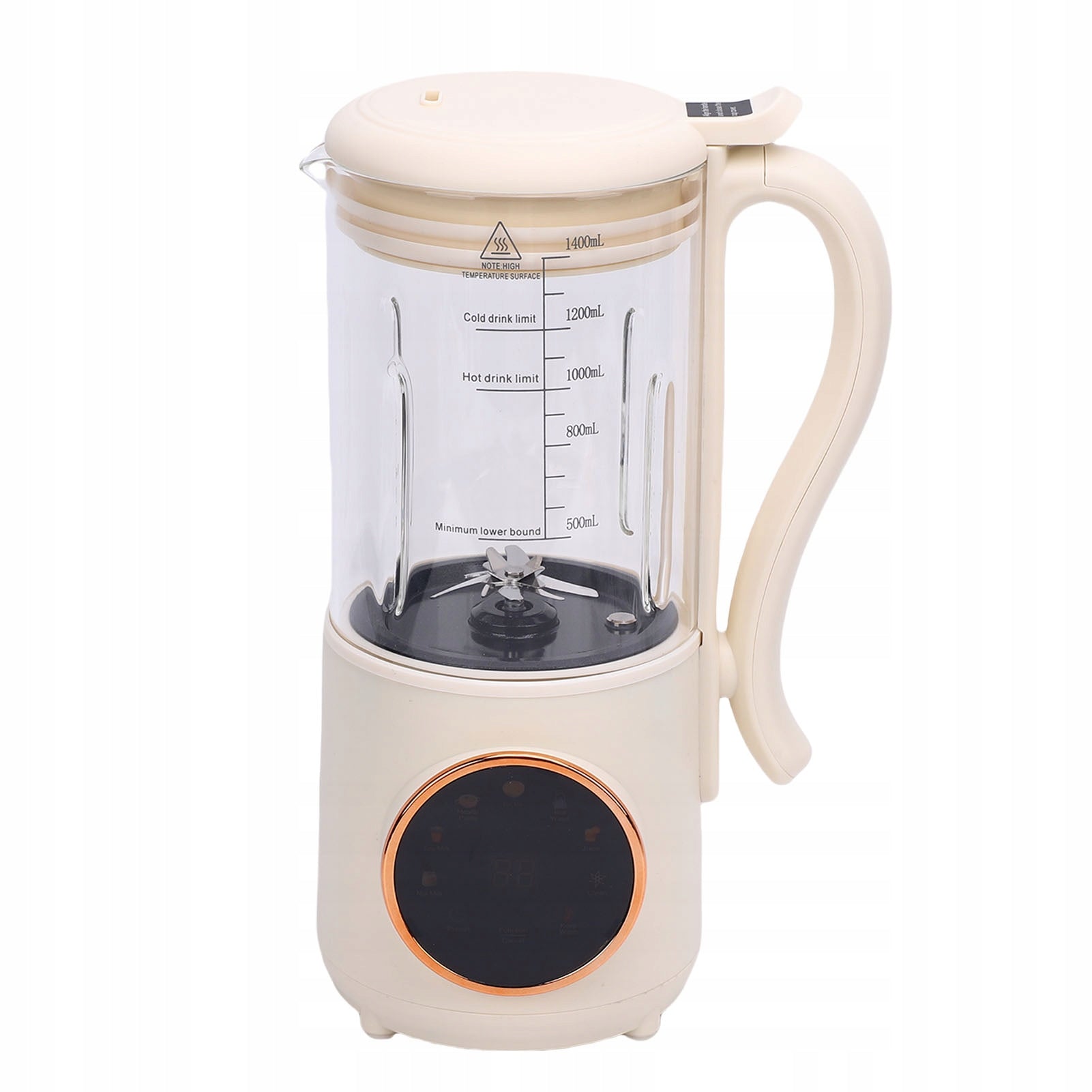1400ML small soy milk making machine automatic heating Dominant color clear
