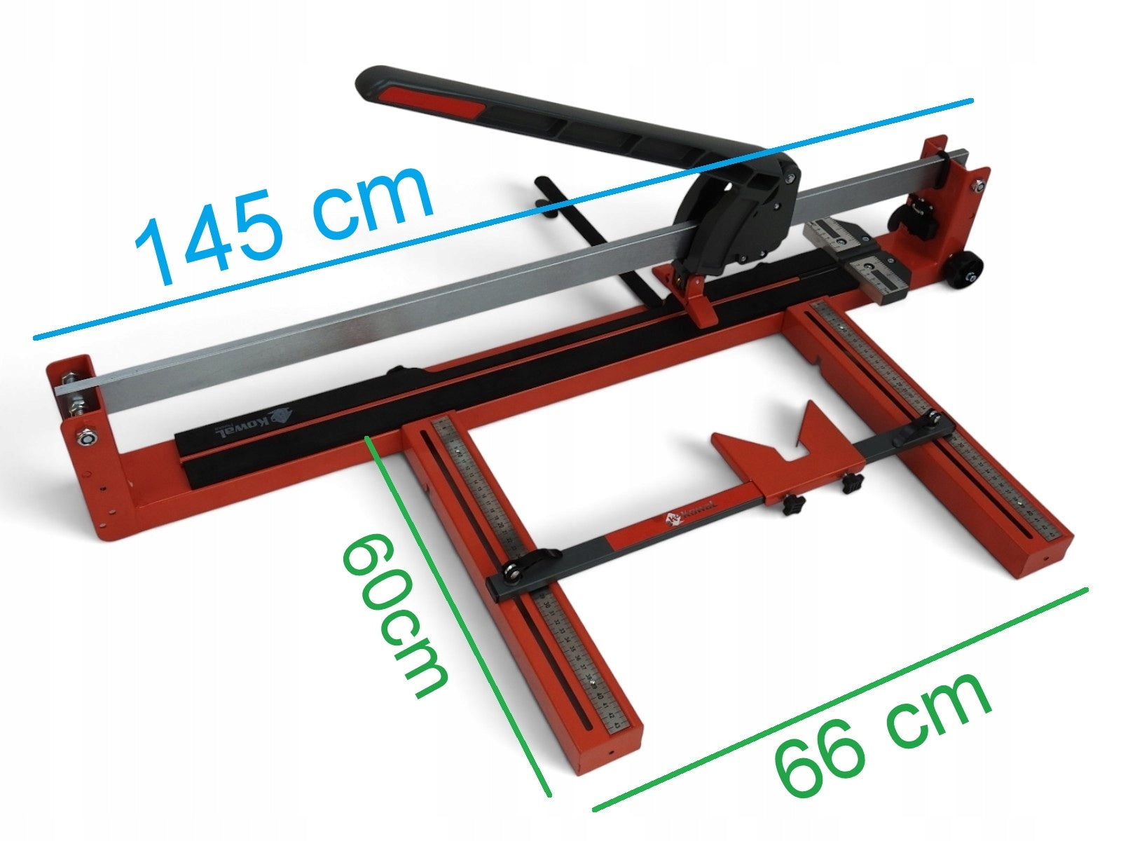 145cm GLAZE CUTTER HAND CLIPPER FOR CUTTING STONEWARE TILES +LASER Manufacturer code KowaL Polska 1200mm