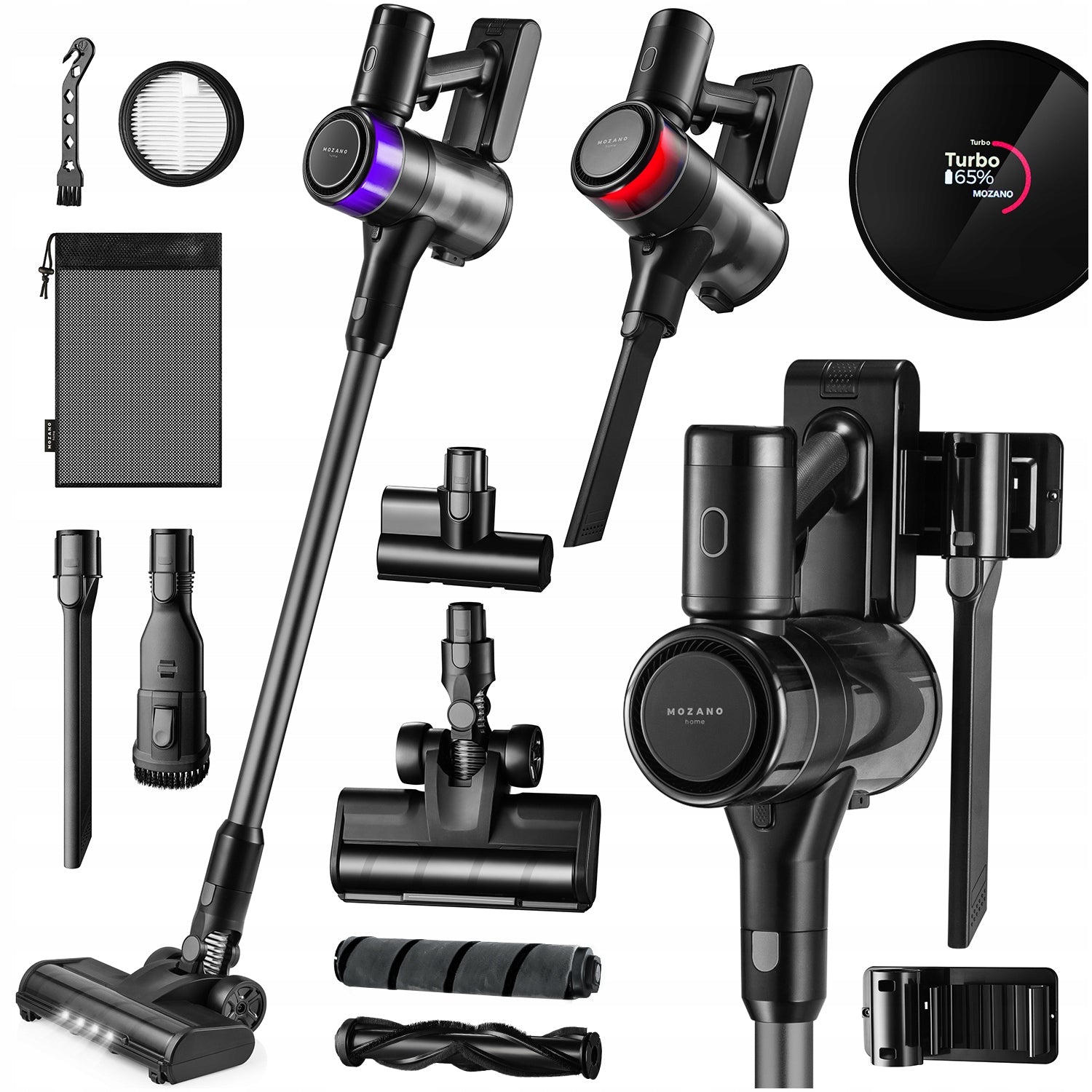 14in1 LED WIRELESS VERTICAL HANDHELD VACUUM CLEANER MOZANO HANDY PRO