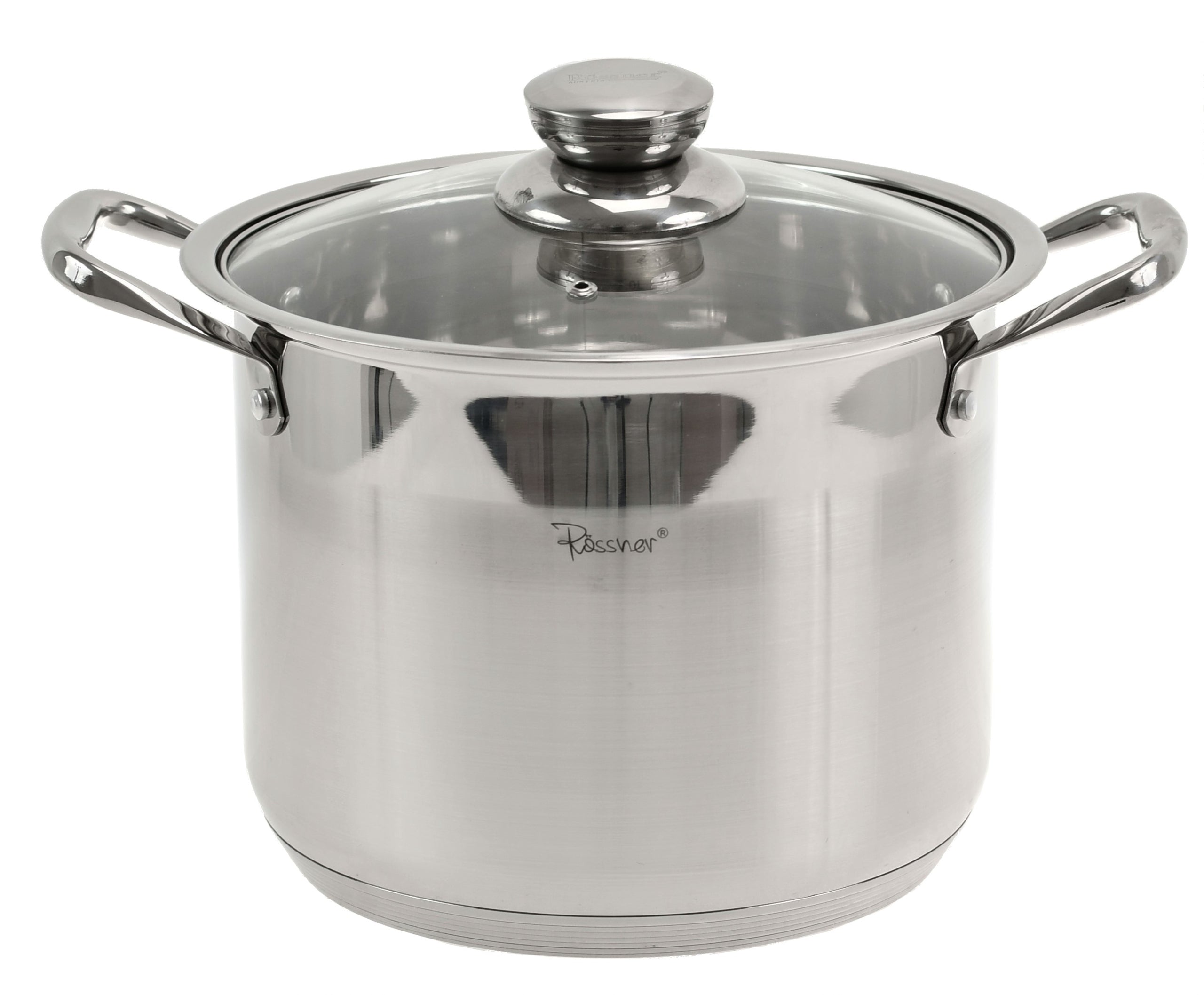 15 L High Stainless Steel Pot with Lid INDUCTION GAS Manufacturer code MM7043