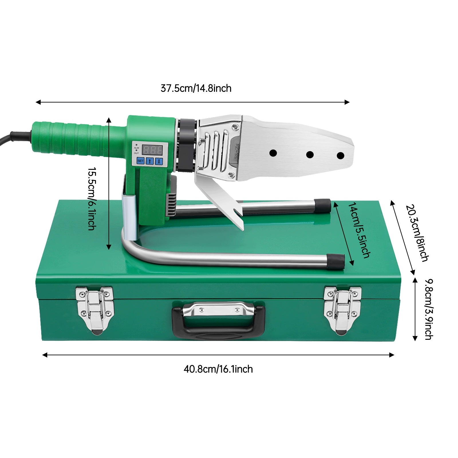 1500W WATER PIPE WELDER PIPE WELDING MACHINE WITH 3 SET DIE HEADS Manufacturer code 382412