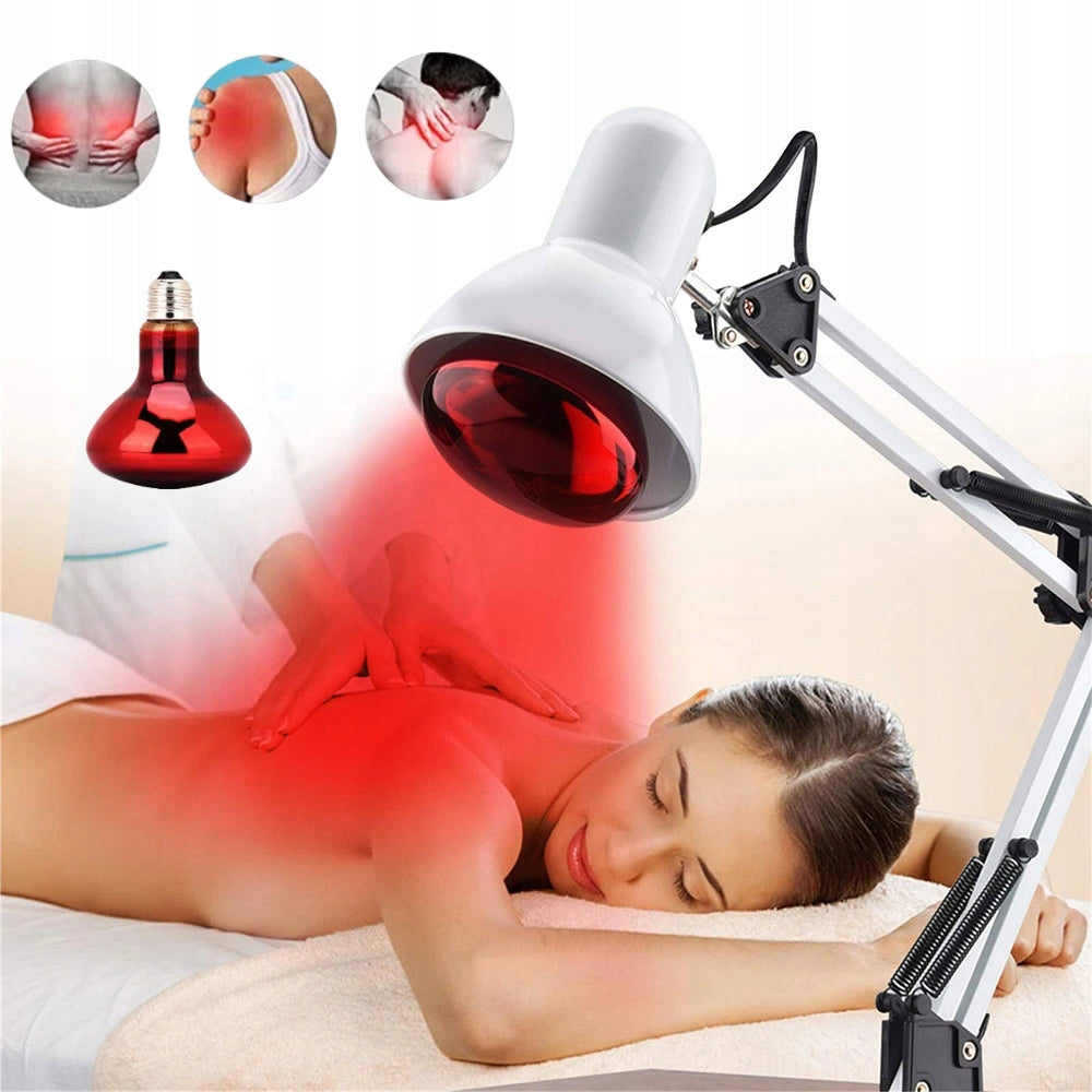 150W INFRARED HEALING LAMP WITH RED LIGHT THERAPEUTIC