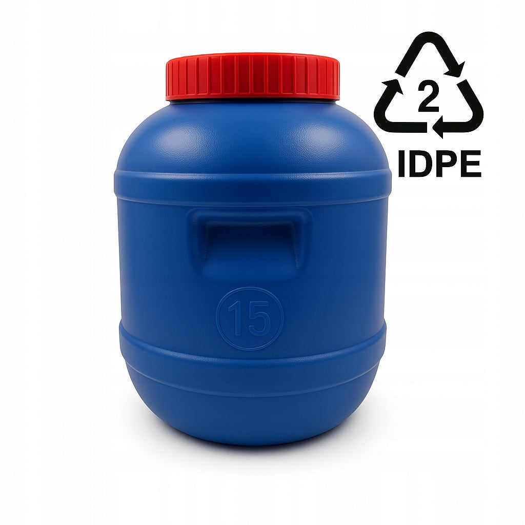 15L BARREL FOR PICKLING CABBAGE CUCUMBERS CURING FOR WATER PLASTIC HDPE Manufacturer code PET-BECZKA_15L