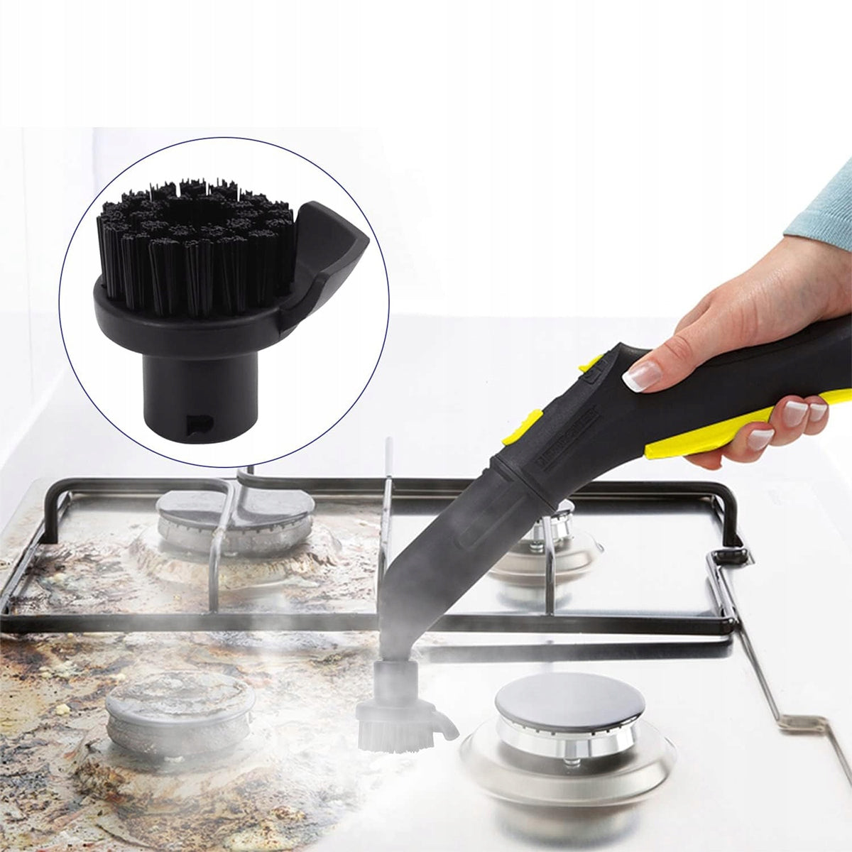 15pcs SET OF ACCESSORIES FOR STEAMER KARCHER SC 1 2 3 4 5 brushes new Brand no brand