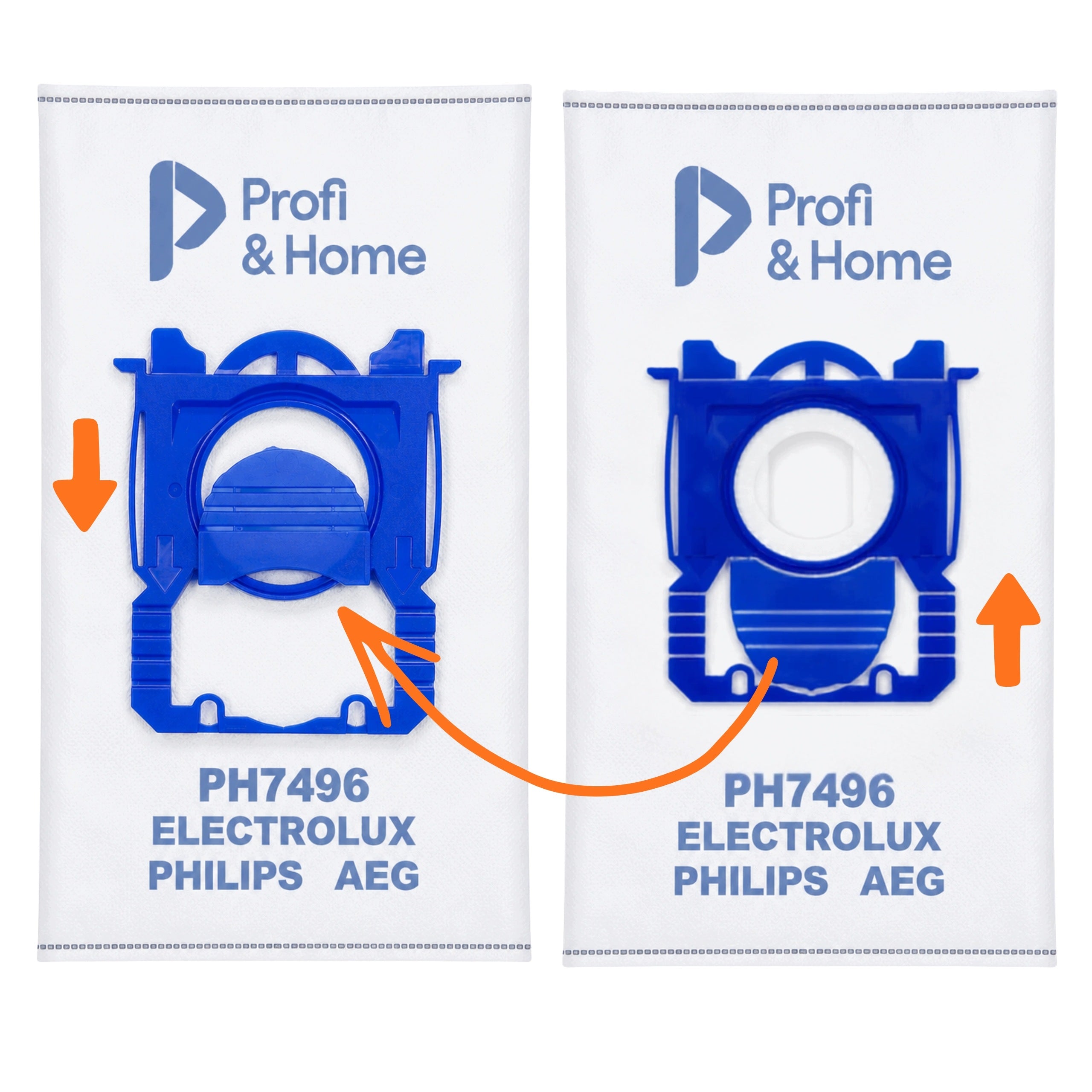 15x ELEKTROLUX PHILIPS AEG BAG ELECTROLUX VACUUM CLEANER BAGS REPLACEMENT Packaging status original