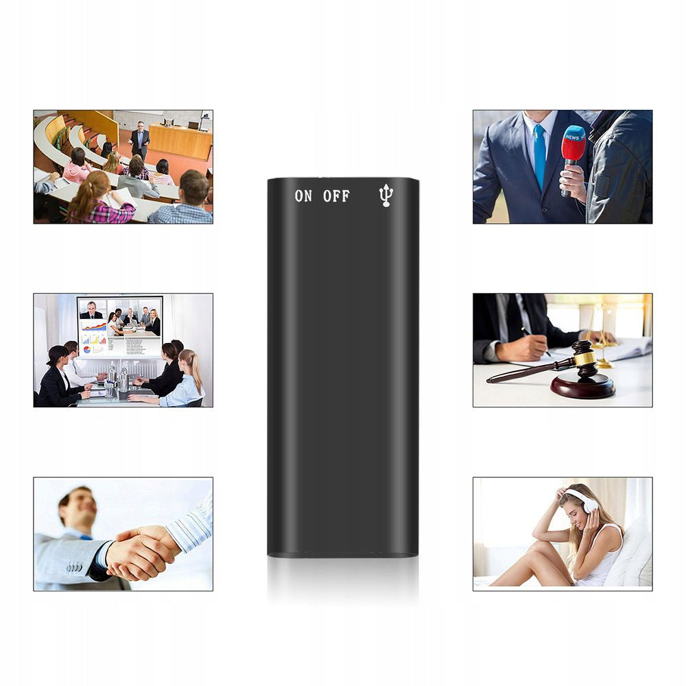 16GB MINI SPY WIRETAP BUG SMALL VOICE RECORDER DETECTION VOICE 2 MODES Manufacturer code AKTYWACJA GŁOSEM SŁUCHAWKI PENDRIVE KABEL