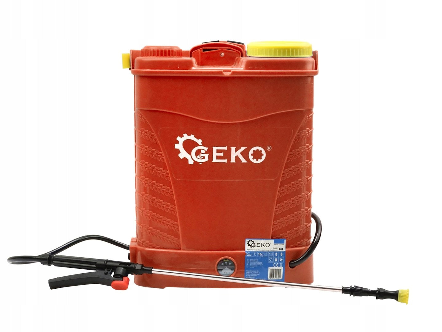 16L Cordless Backpack Sprayer Lightweight Brand Geko