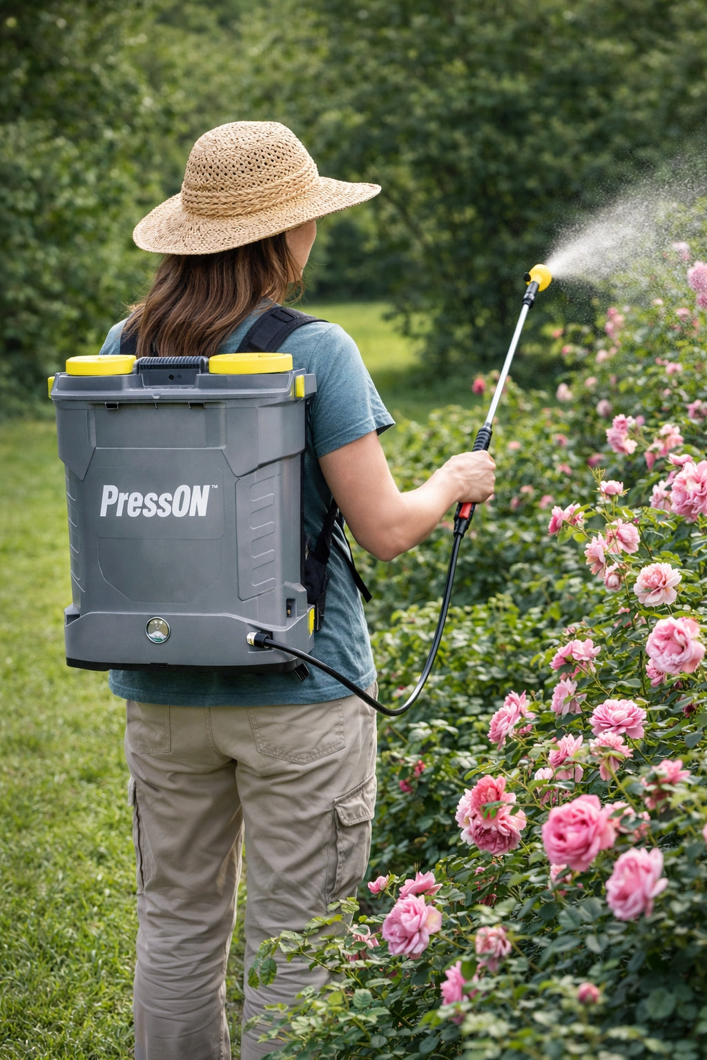 16L Cordless Garden Backpack Sprayer Electric Washer Tank capacity 16 l