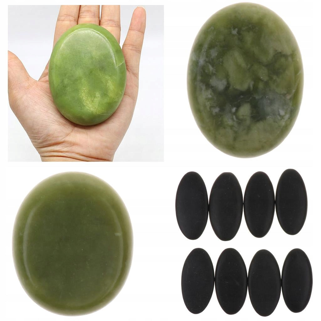 16Pcs Large Spa Hot Rocks Relaxing Massage Stone, Chinese Health Stress Medical device no