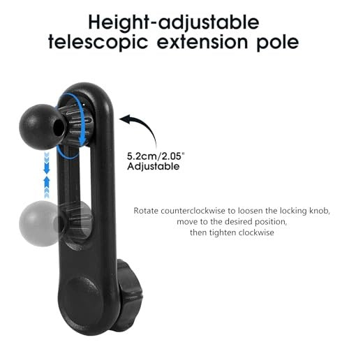 17 MM ABS ROTARY CAR PHONE HOLDER EXTENSION ARM Model SWC5908151589748
