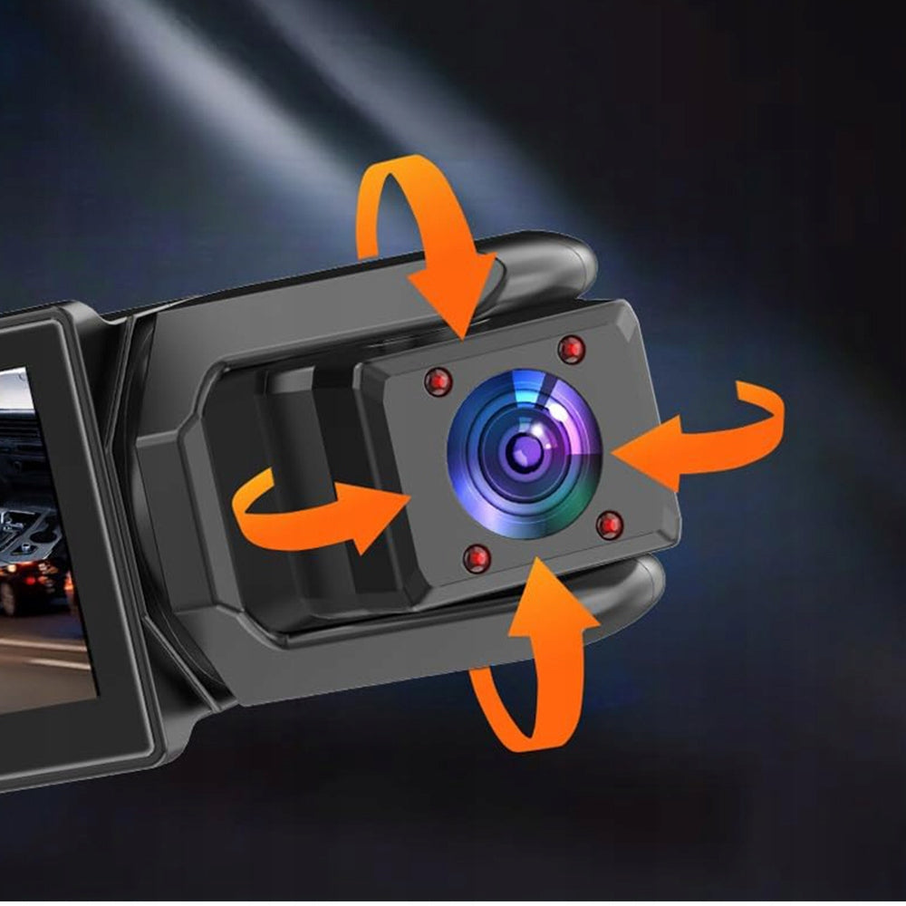 170° VIDEO RECORDER 3 CAMERAS RECORDING PETLA PARKING MONITORING Memory card included 64 GB