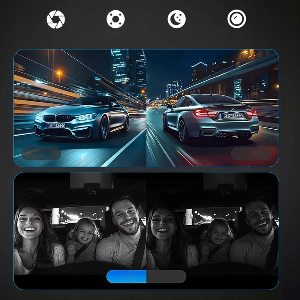 170° VIDEO RECORDER 3 CAMERAS RECORDING PETLA PARKING MONITORING Recording quality Full HD (1920 x 1080)