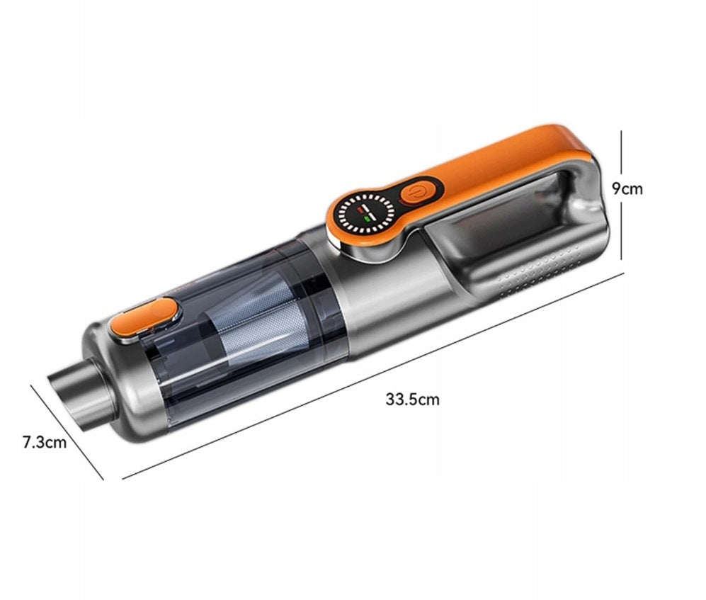 17000Pa Car Cordless Vacuum Cleaner for Couches and Air Conditioning Packaging status original