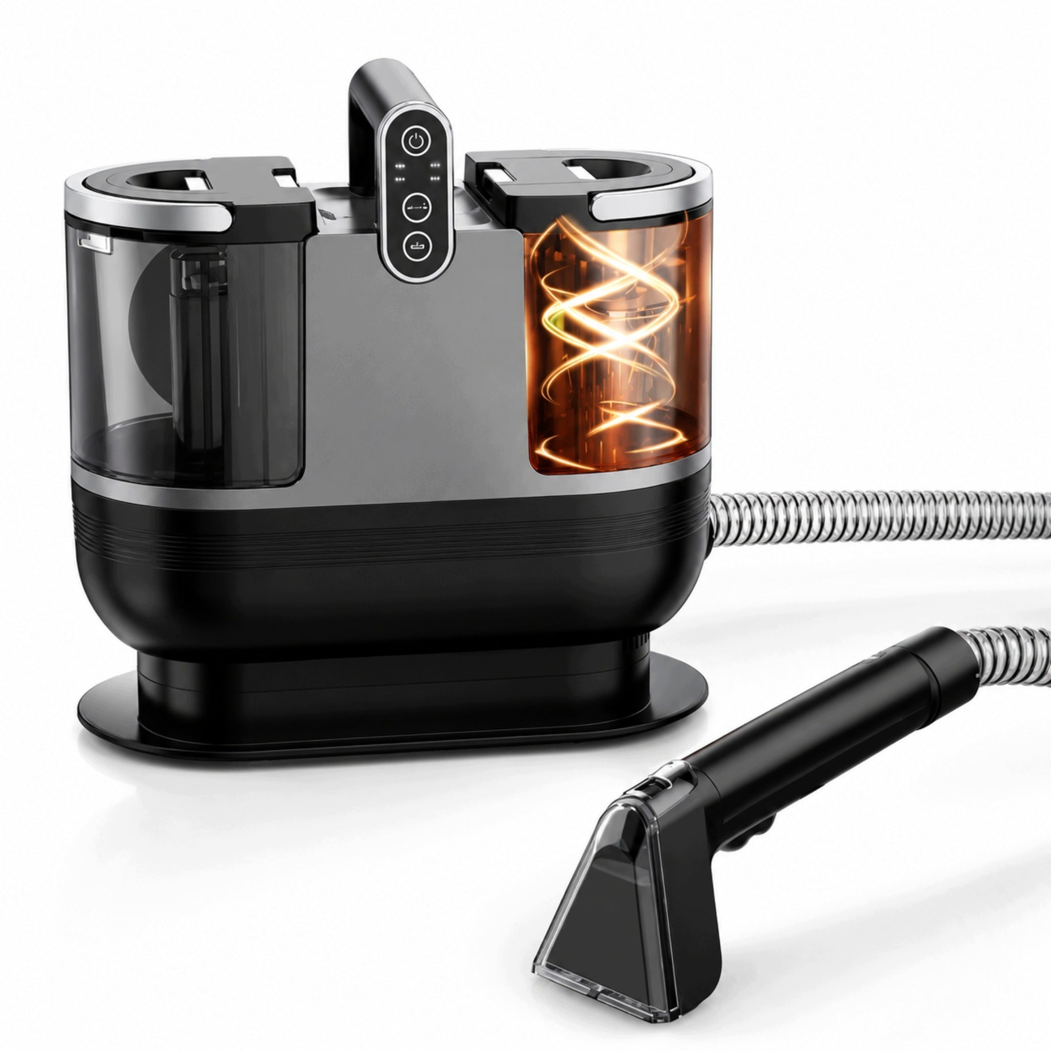 1700W 2IN1 STEAM CLEANER FOR CARPET UPHOLSTERY 2IN1 WITHOUT CHEMISTRY AURA Packaging status original