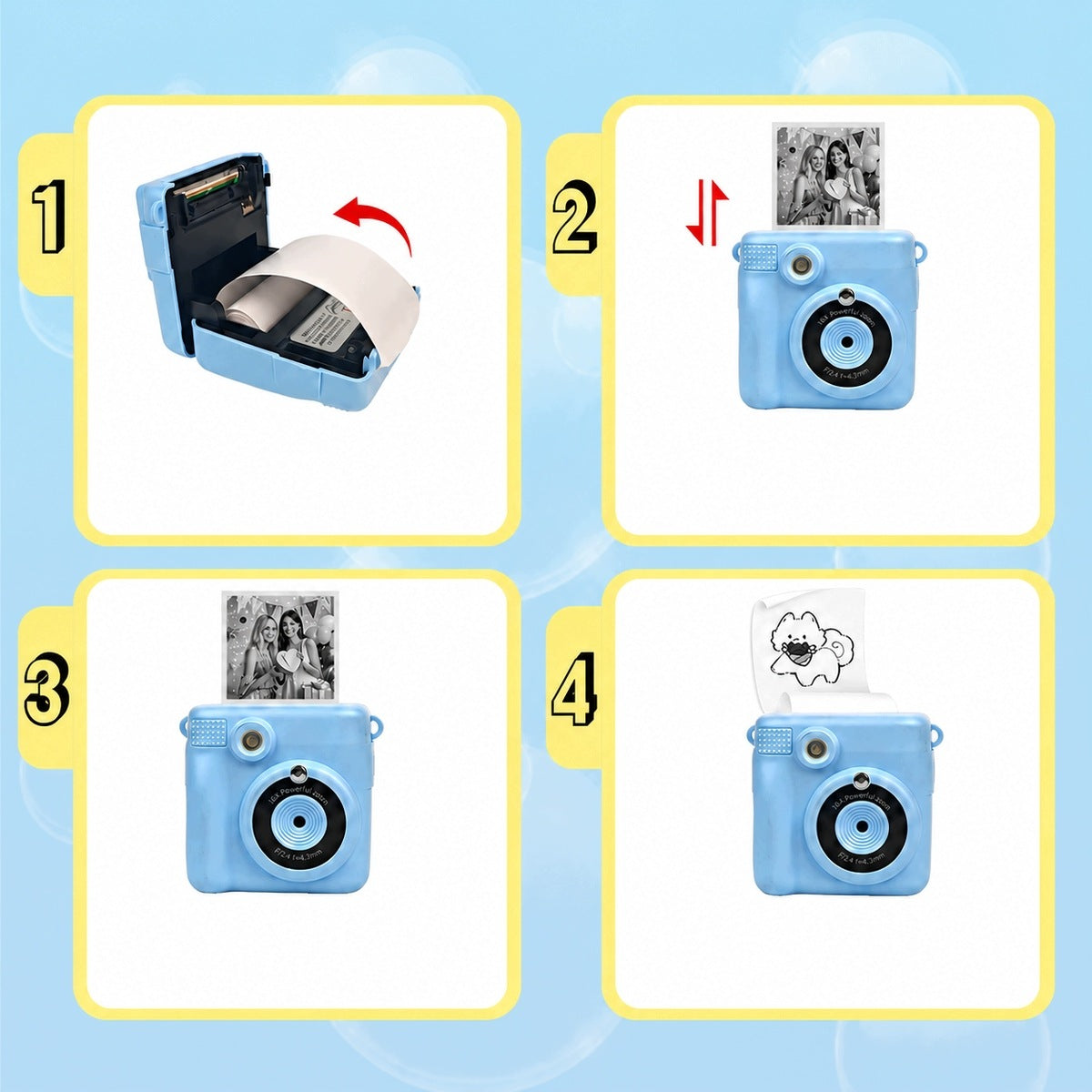 18 X THERMAL PAPER ROLL FOR INSTANT COLOR PRINTING CAMERA Model 4027984993520