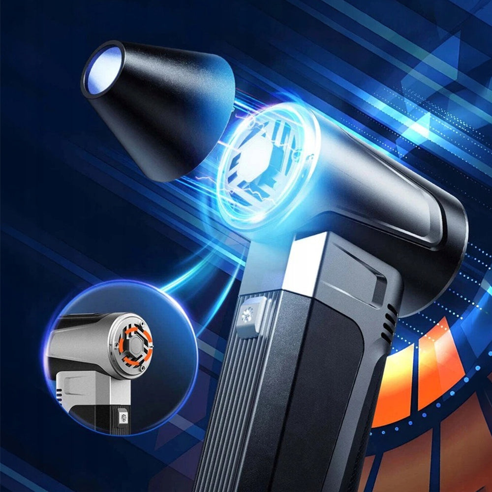 180,000 RPM Turbo ELECTRIC BLOWER Cordless Car Leaf Blower ICE CLEANING Tool weight 0.4 kg