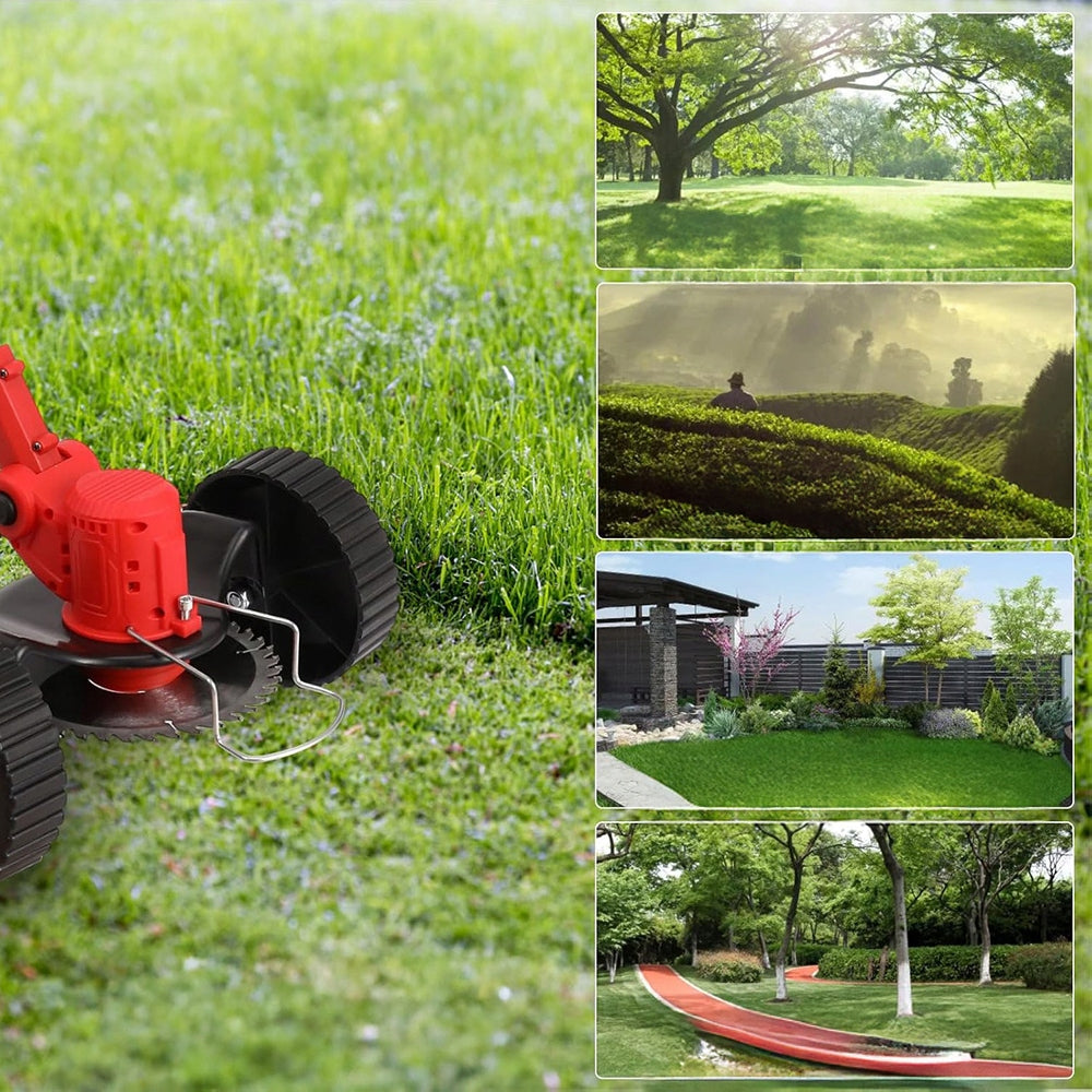 18000RPM CORDLESS MOWER WITH 2 TRANSPORT WHEELS BLACK EAN (GTIN) 719977565824