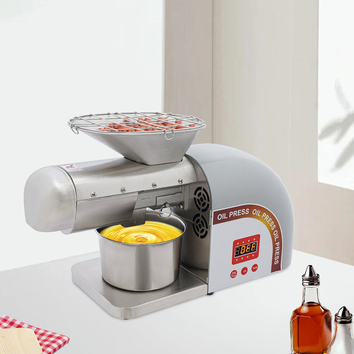 1800W Electric Oil Press Machine,Stainless Steel Oil Press Machine Manufacturer code s757