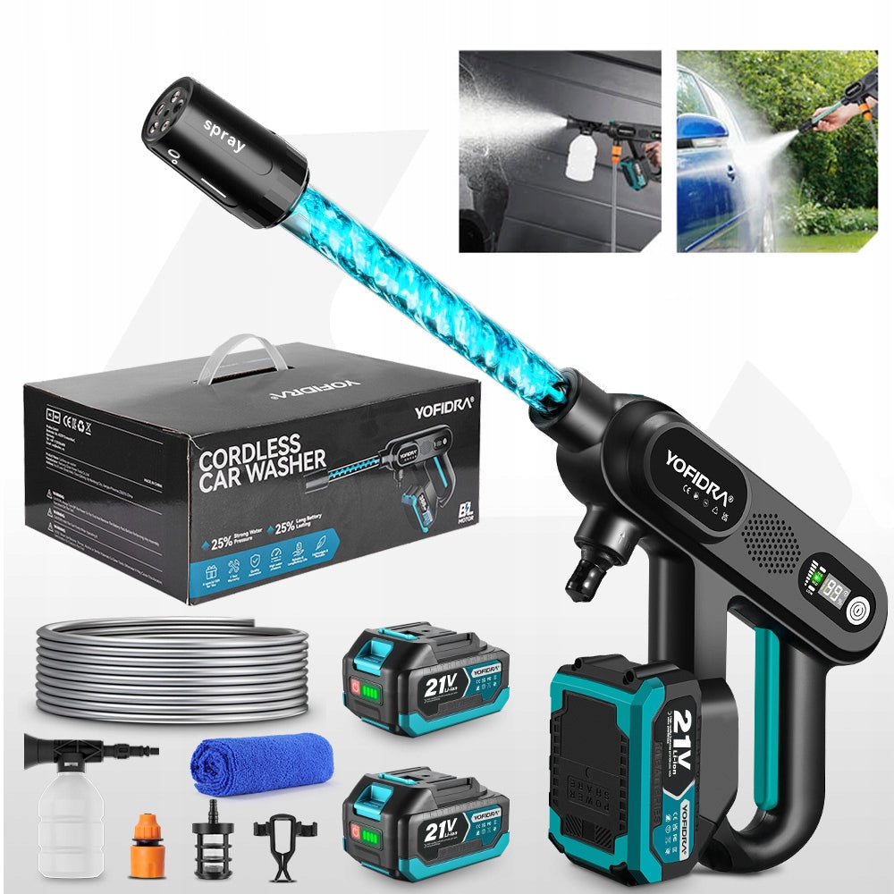 18V 2AKU CORDLESS GARDEN PRESSURE WASHER SET