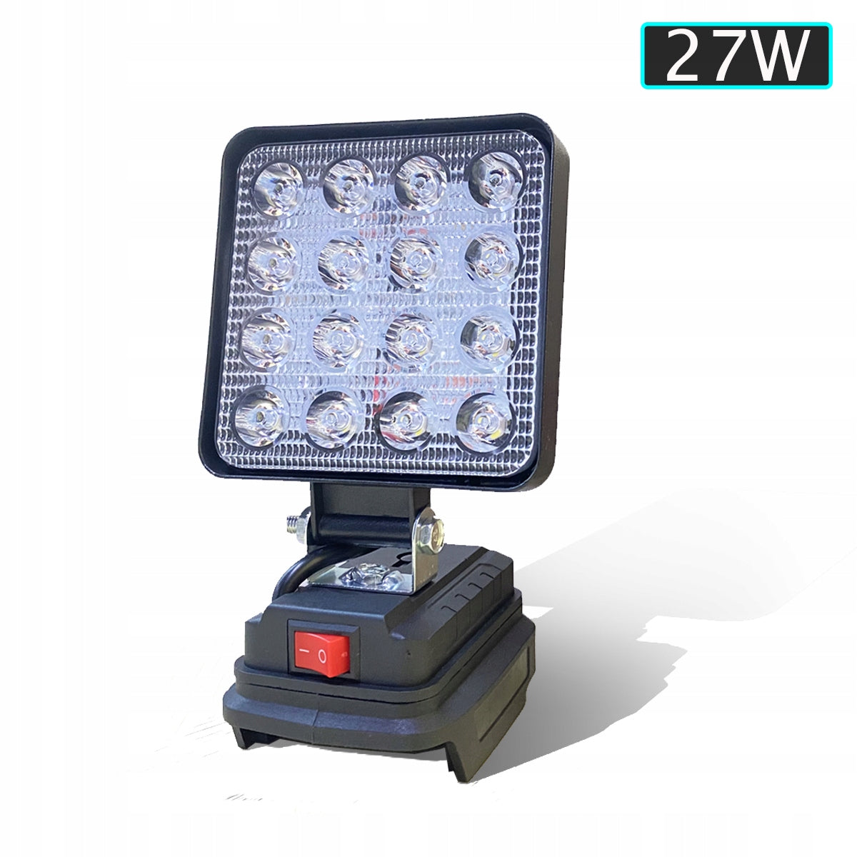 18V FLOODLIGHT LAMP FOR MOCK-UP WORK LAMP FLASHLIGHT 27W + 2XUSB 16LED
