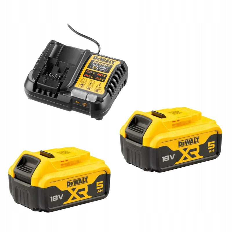 18V angle grinder with ADJUSTABLE ROTATION DeWALT DCG409VSP2 XR 2x5.0Ah Manufacturer code DCG409VSP2