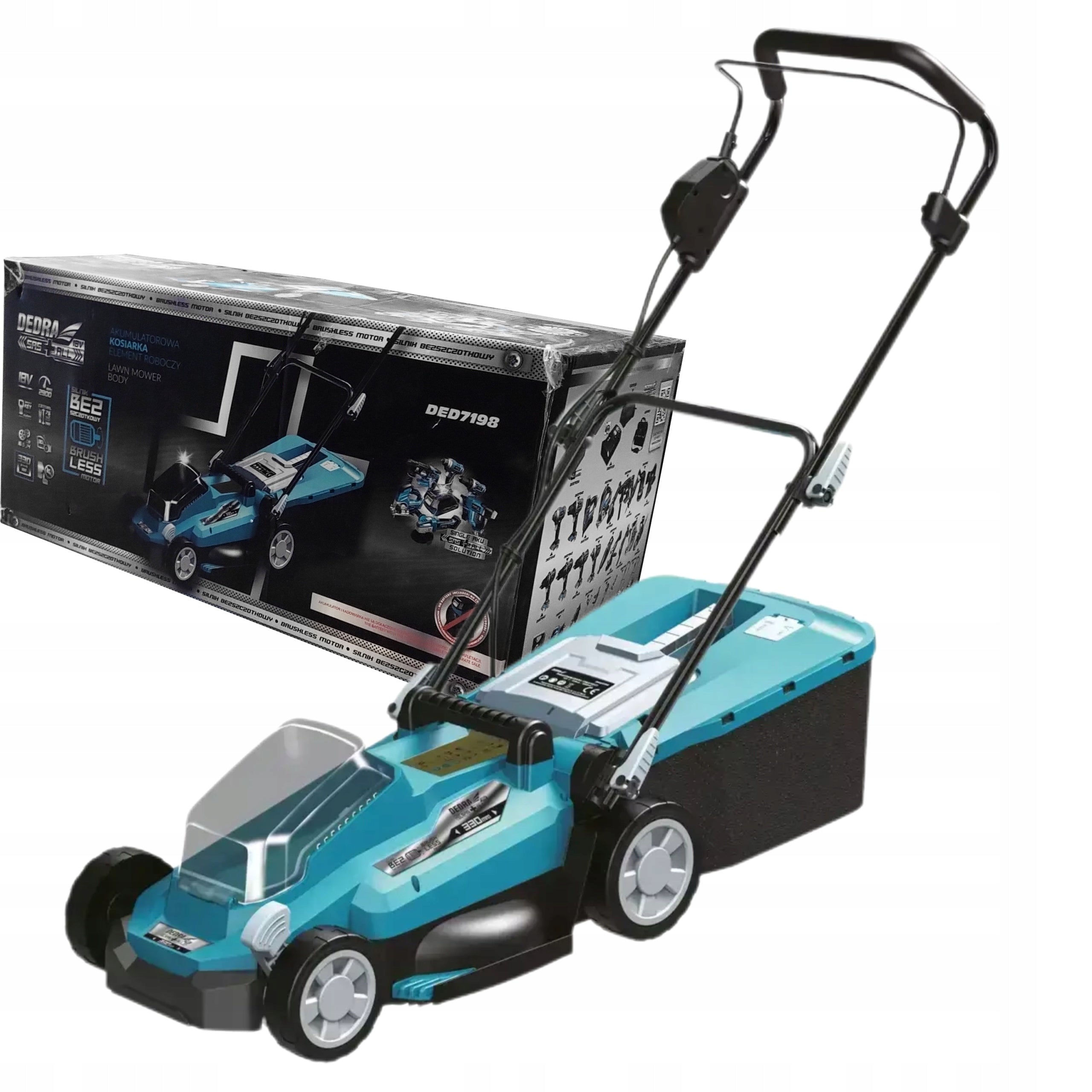 18V battery mower, DEDRA SAS+ALL DED7198