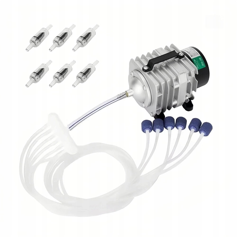 18W MEMBRANELESS STRONG ELECTROMAGNETIC POND AERATOR Pump capacity l/h 1001 - 1600 l/h