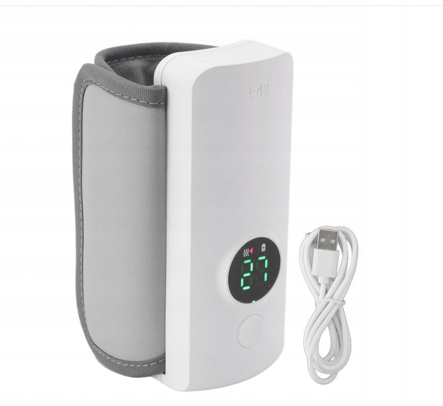18W Portable Bottle Warmer – Fast Heating, White